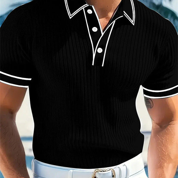 ゴラン - エレガントなショートスリーブポロシャツ