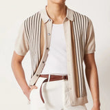 テオドール - ボタン付きポロシャツ