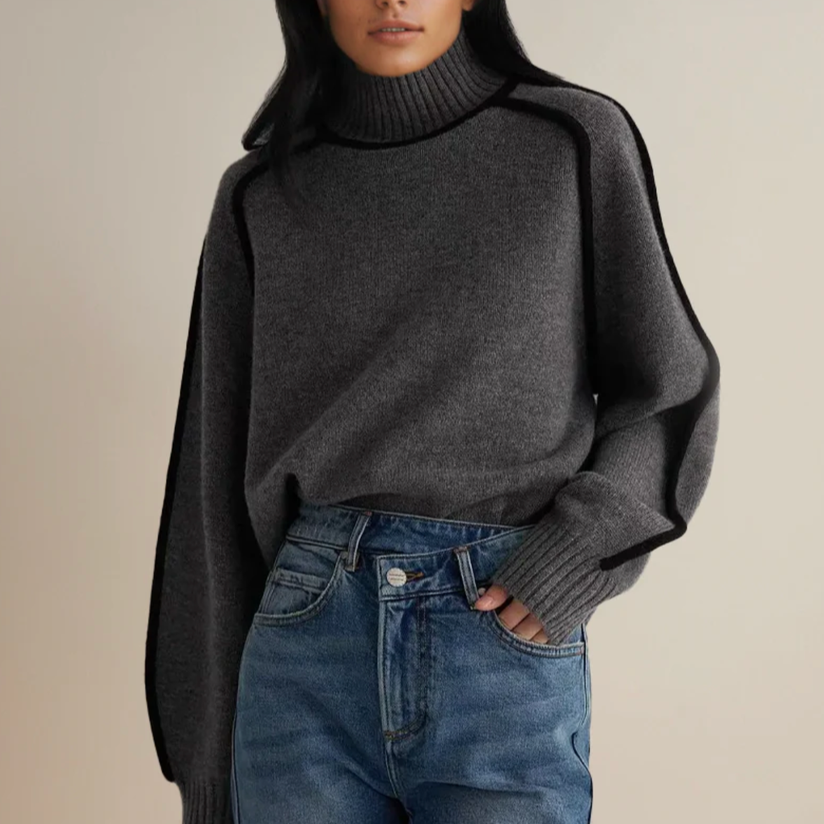Maria™ | エッセンシャル ロールネックセーター