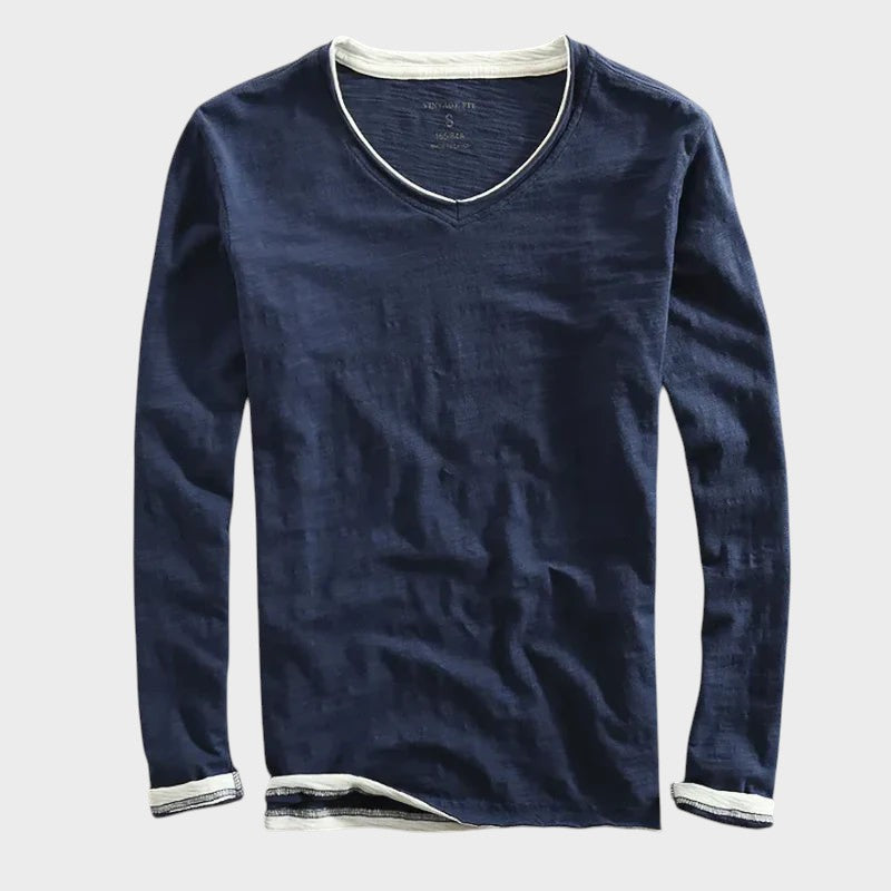 ベルナルド – 長袖コットンシャツ