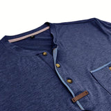 チャボール - クルーネックとポケット付きのスタイリッシュなTシャツ