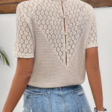 マルリーン™ | レース袖とVネックのエレガントなブラウス