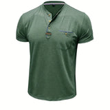 チャボール - クルーネックとポケット付きのスタイリッシュなTシャツ