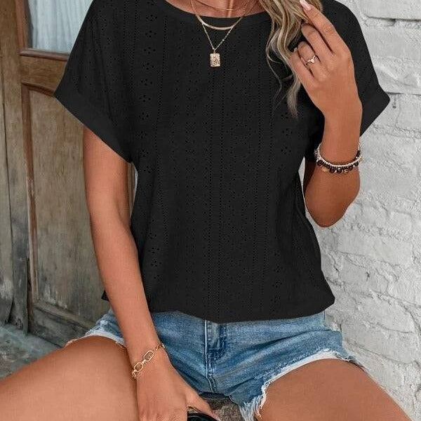 Annet™ | エレガントなイビザスタイルのブラウス