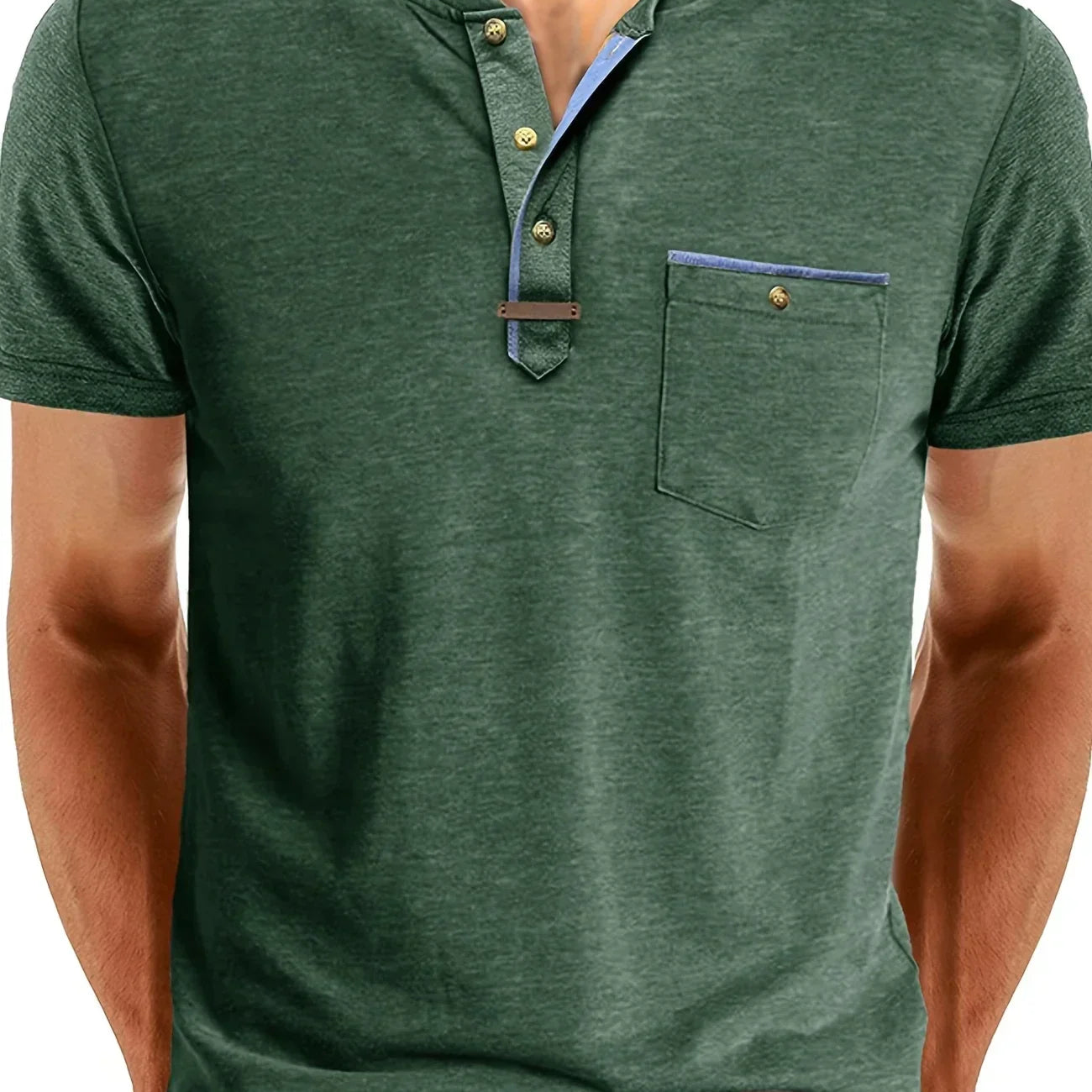 チャボール - クルーネックとポケット付きのスタイリッシュなTシャツ