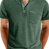 チャボール - クルーネックとポケット付きのスタイリッシュなTシャツ