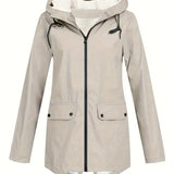 WindLux - フード付きジップアップスウェットシャツ