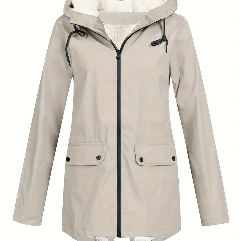 WindLux - フード付きジップアップスウェットシャツ