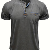 チャボール - クルーネックとポケット付きのスタイリッシュなTシャツ