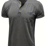 チャボール - クルーネックとポケット付きのスタイリッシュなTシャツ