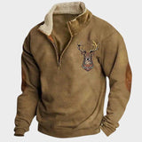 カルロス - 鹿のデザインのスウェットシャツ