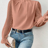 ナタリー™ | プリーツ袖のエレガントなブラウス