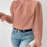 ナタリー™ | プリーツ袖のエレガントなブラウス