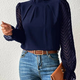 ナタリー™ | プリーツ袖のエレガントなブラウス