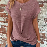 エリス™ | ラウンドネックエレガントブラウス