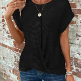 エリス™ | ラウンドネックエレガントブラウス