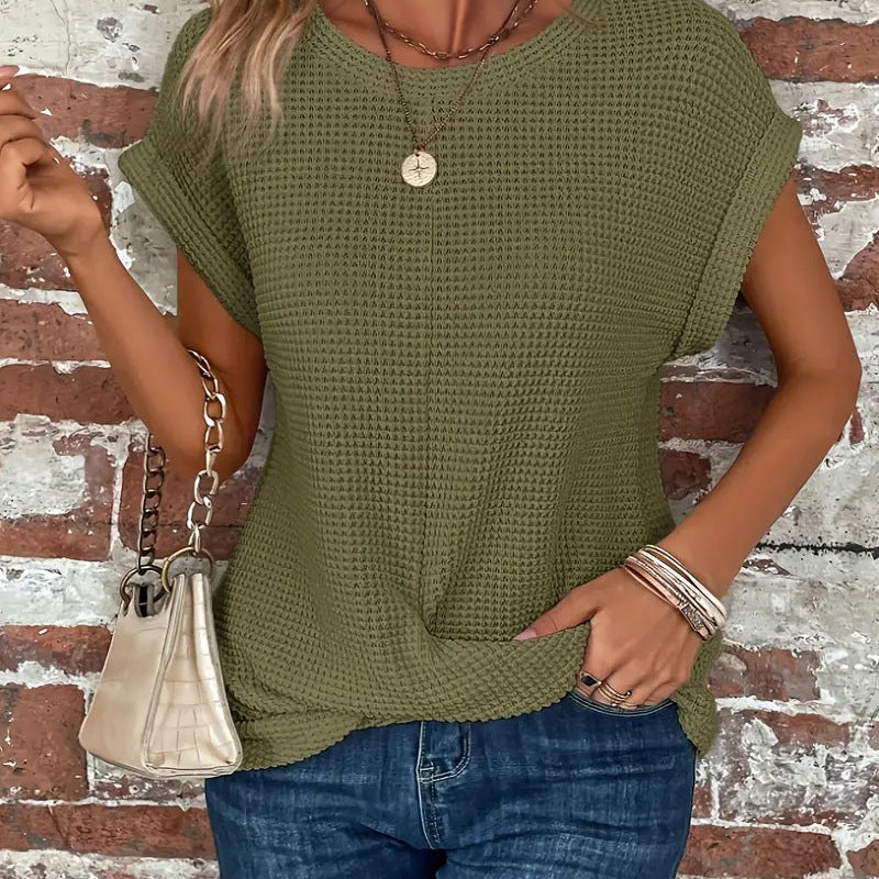 エリス™ | ラウンドネックエレガントブラウス