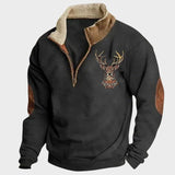 カルロス - 鹿のデザインのスウェットシャツ